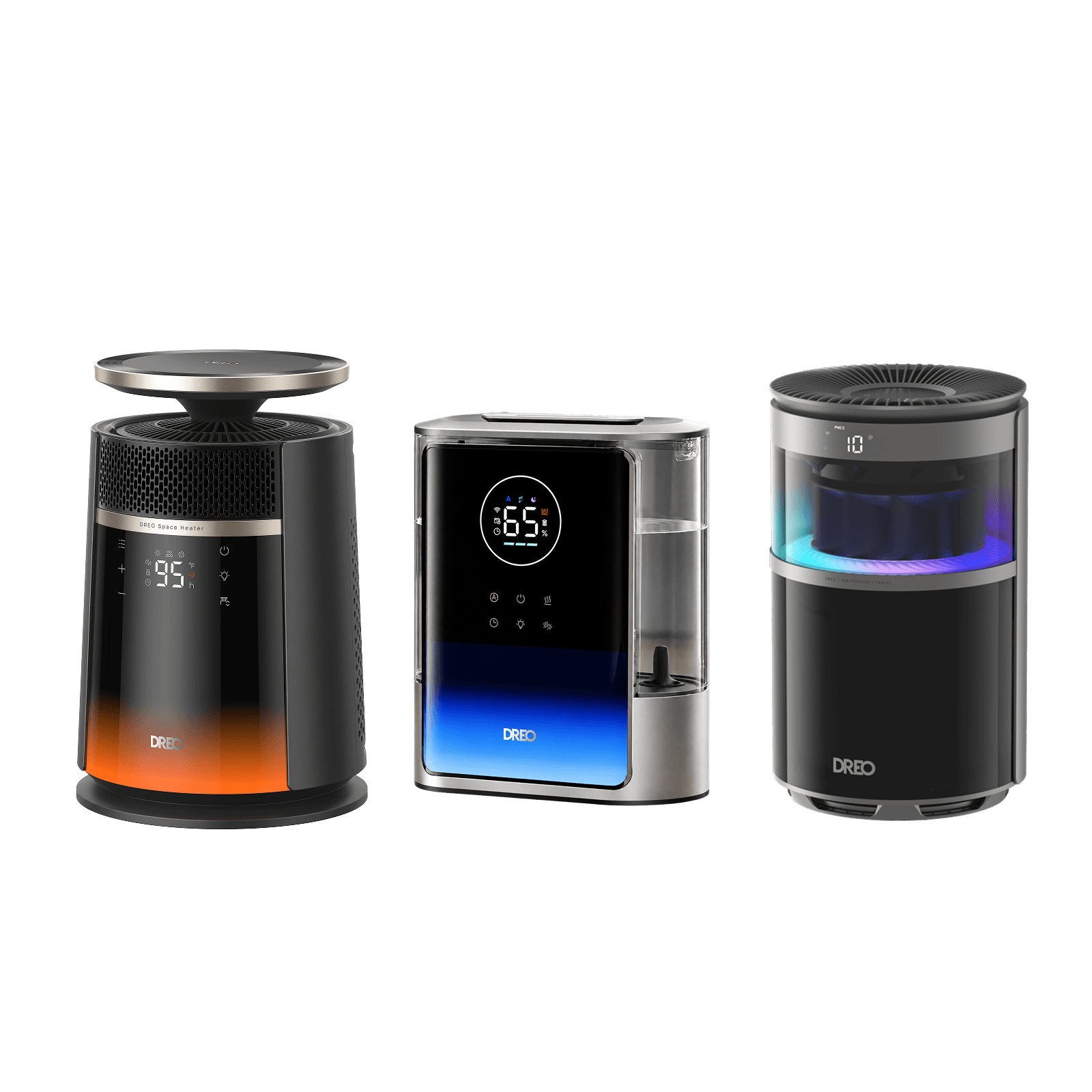 Air Purifier 530S+Whole-Room Heater 720+Smart Humidifier 717S 8L