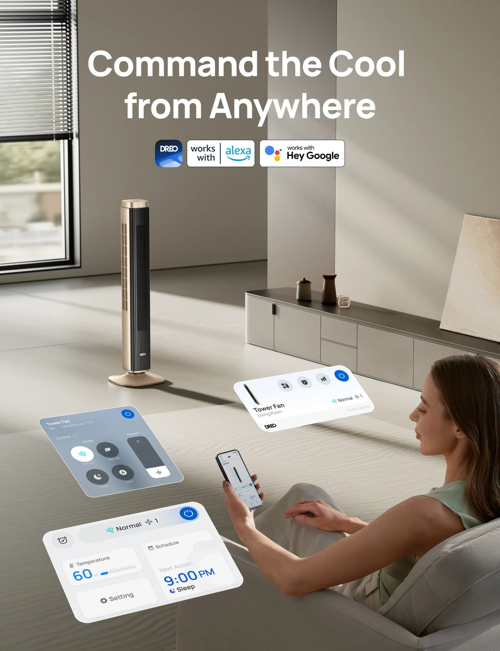 Smart Tower Fan Pilot Pro S - Image 9