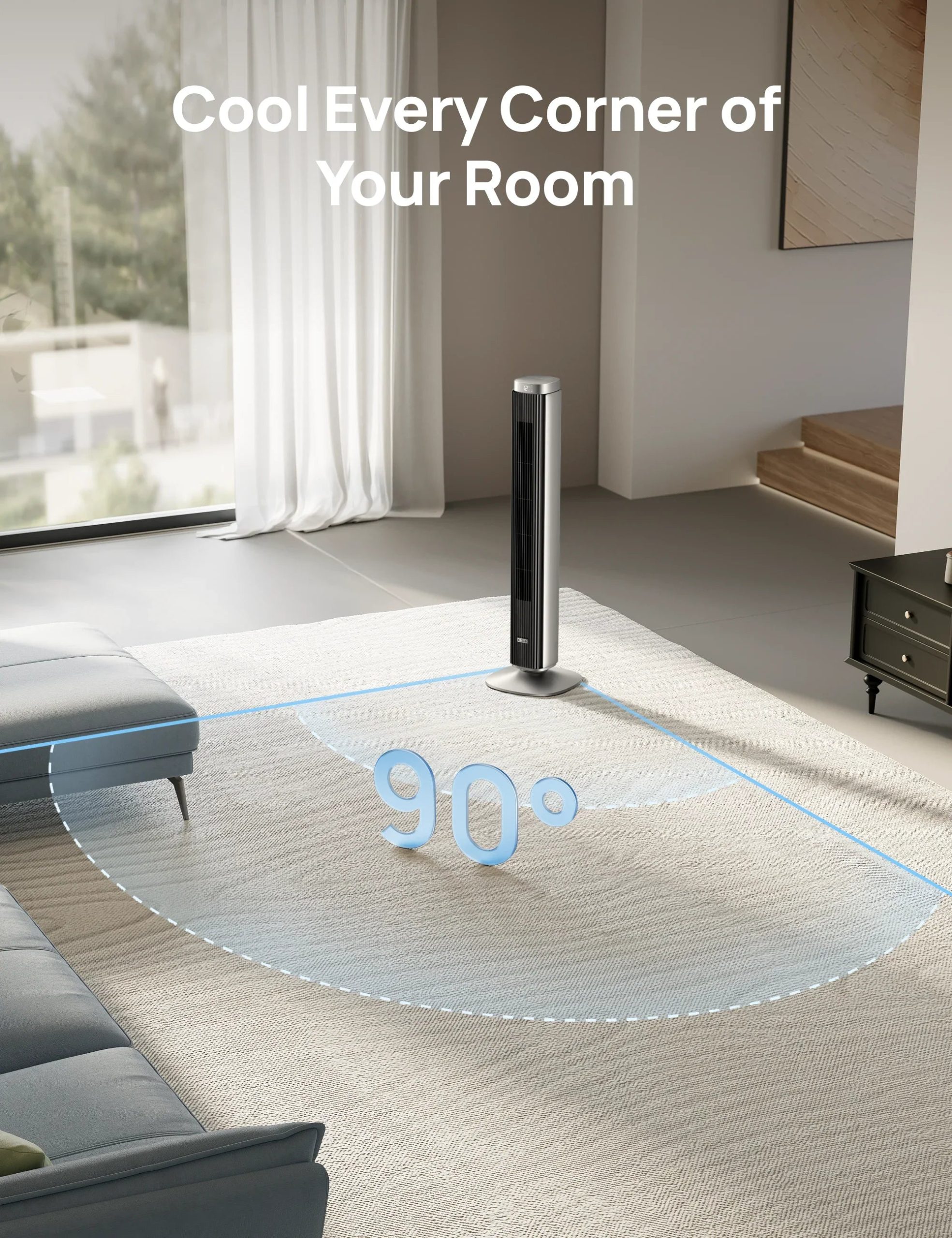 Smart Tower Fan Pilot Pro S - Image 5