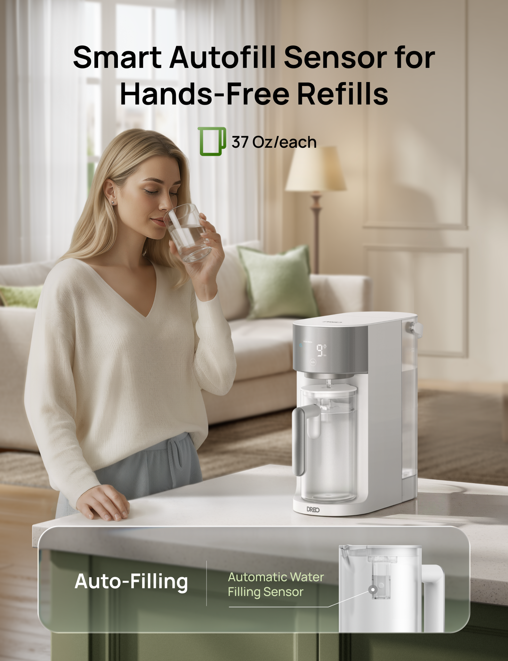 RO Water Filter 112 & 113 & 114 & 115 Autofill Water Pitcher Replacement - Image 2