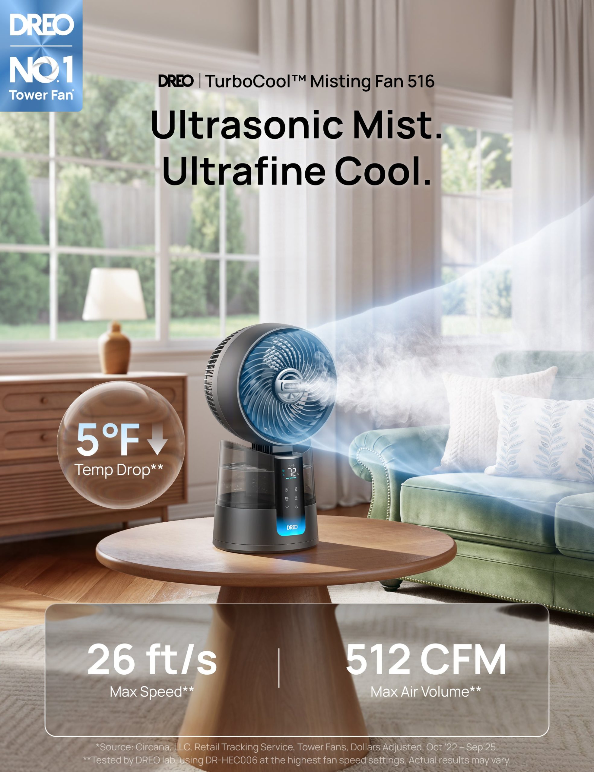 TurboCool™ Misting Fan 516S & TurboCool™ Misting Fan 765S - Image 7