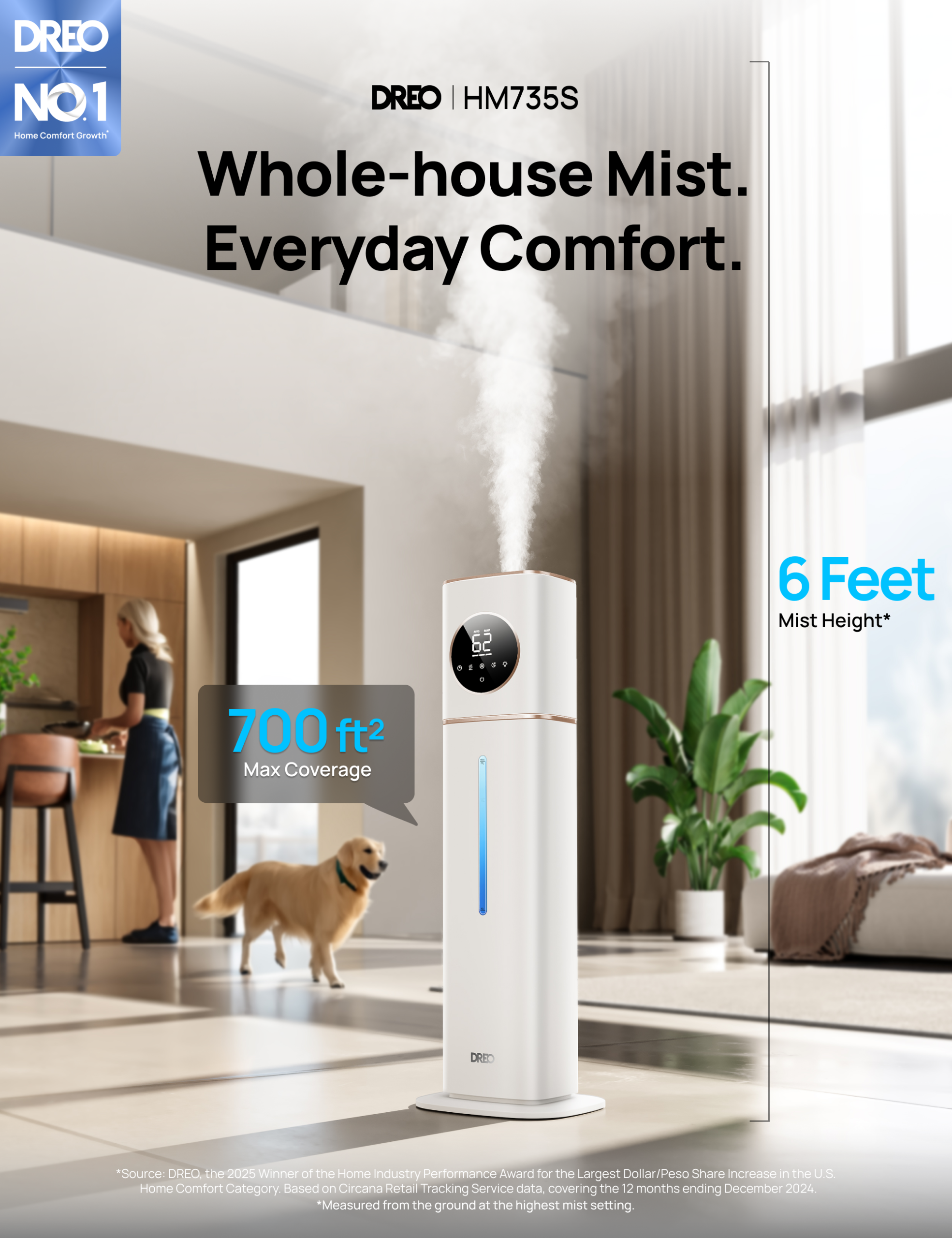 Smart Humidifier 735S with Inhibitor Cartridge - Image 2