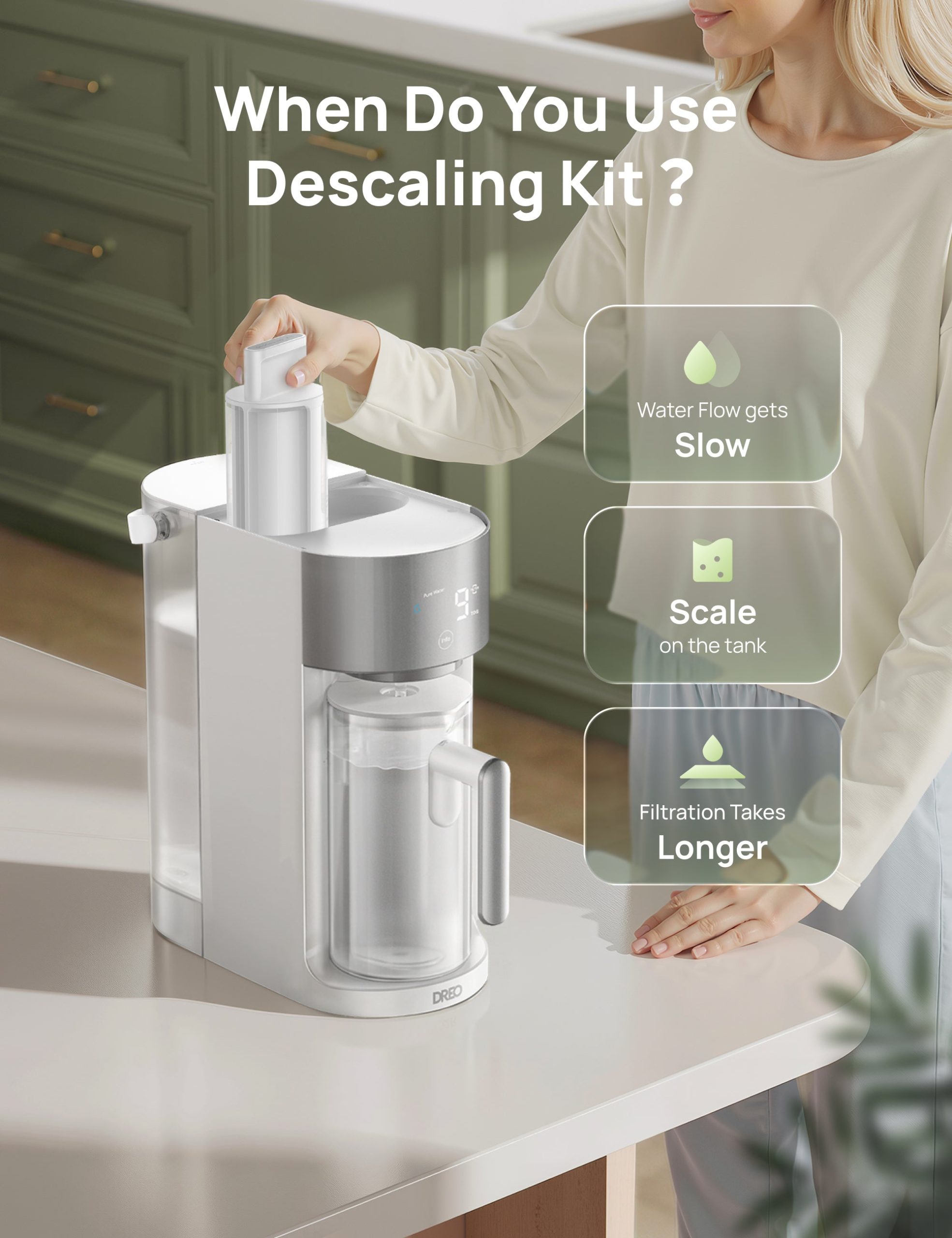 RO Water Filter 112 & 113 & 114 & 115 Descaling Kit - Image 2