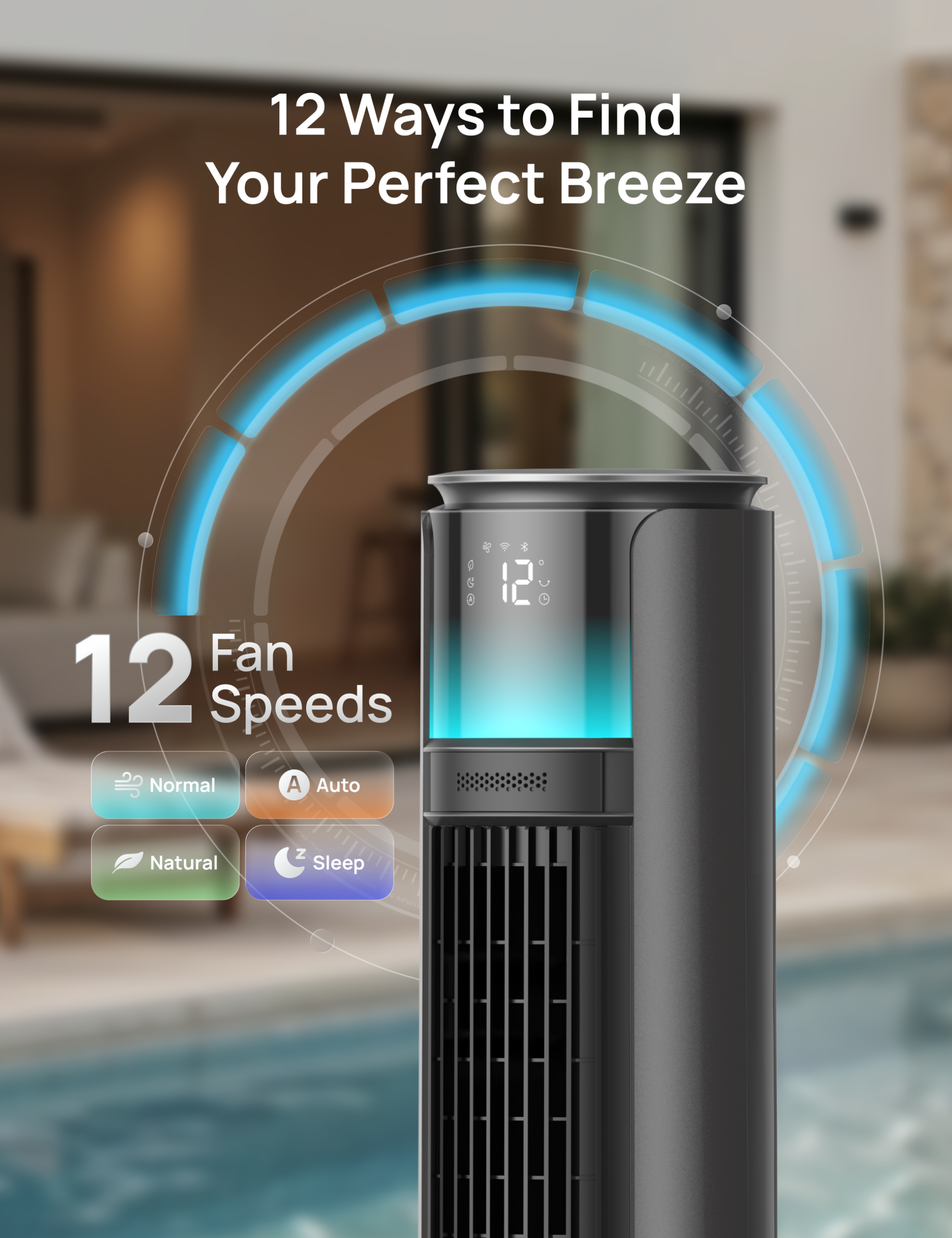 Outdoor Tower Fan 711S - Image 4