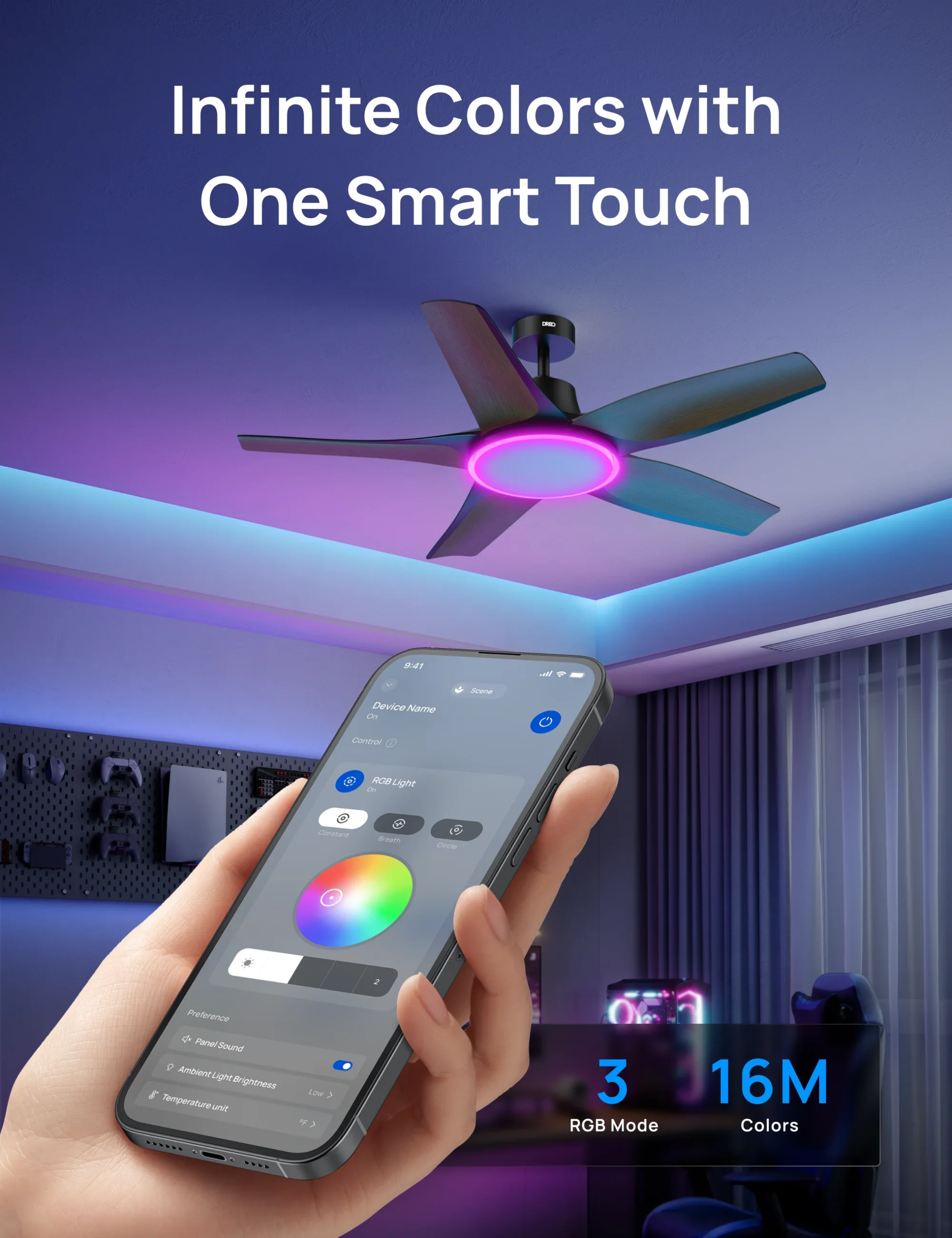 Smart Ceiling Fan 712S - Image 19