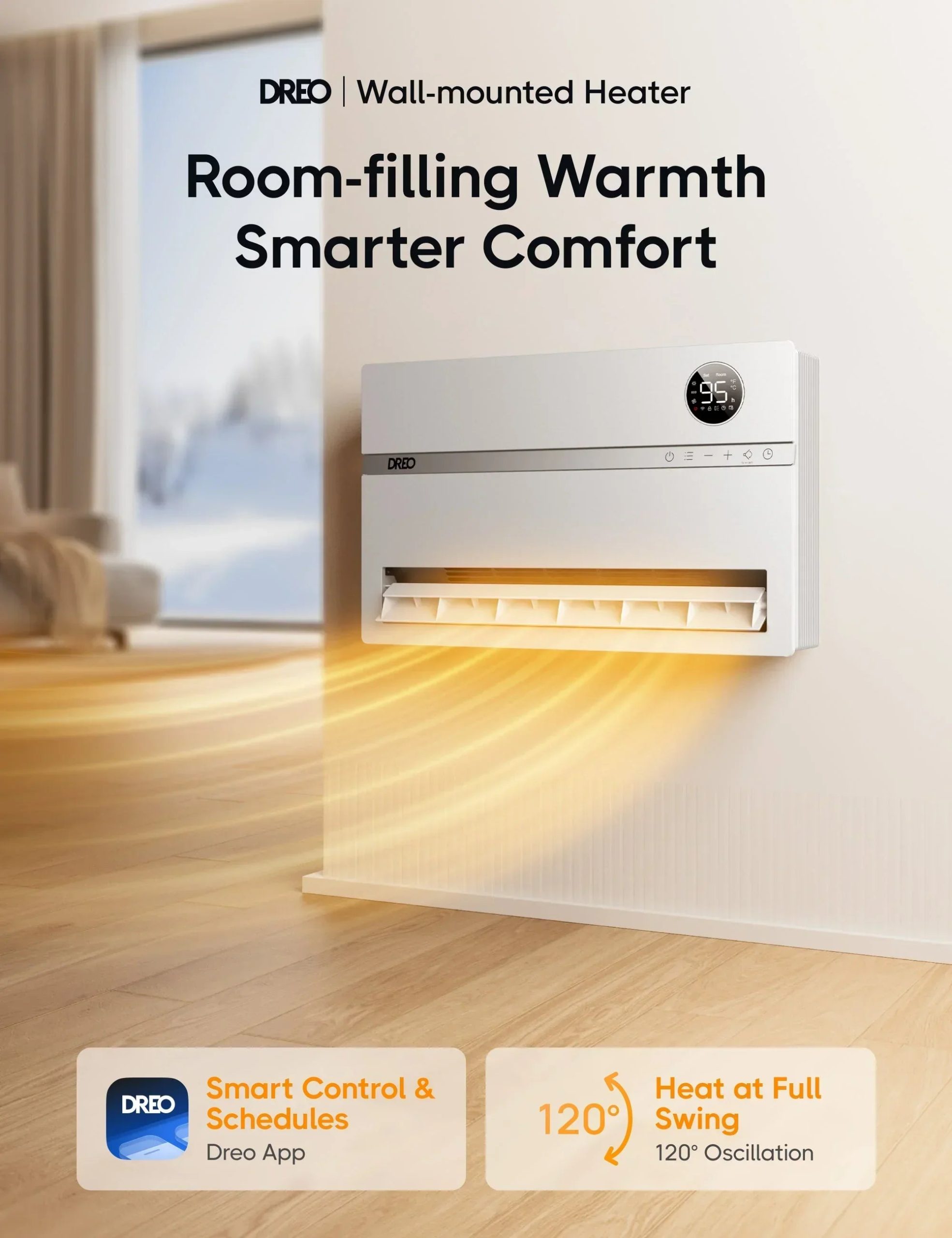 Smart Wall-Mounted Heater 719S - Image 3
